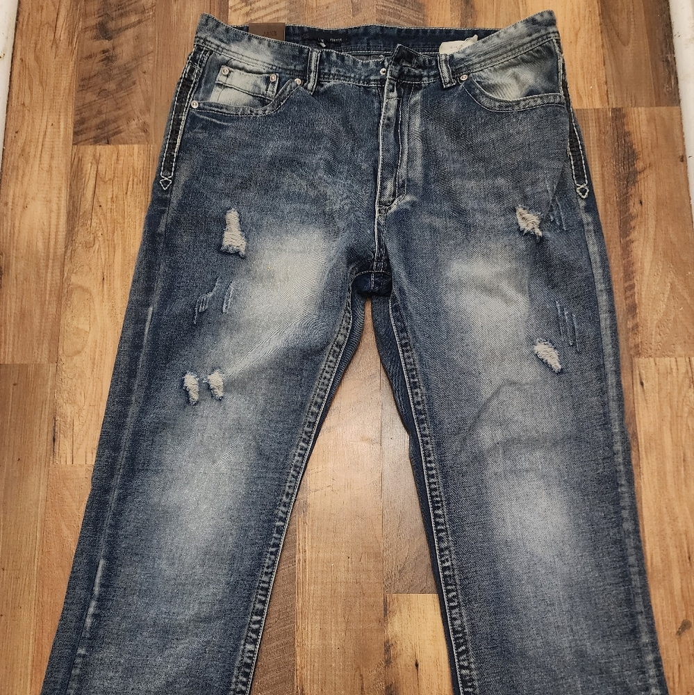 GS115 JAKE Men's Jeans, 36x32, Plse Rd